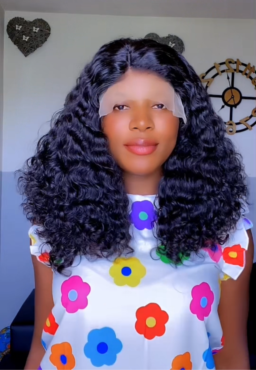 100% human hair water curls 18 inches