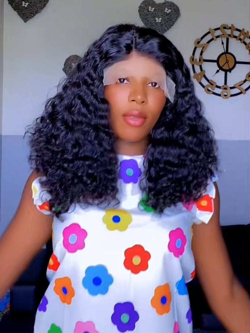 100% human hair water curls 18 inches