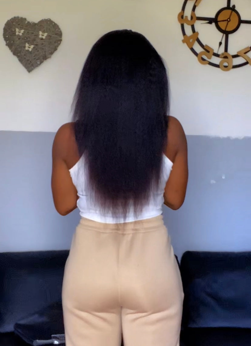 Natural inky streight 24 inches