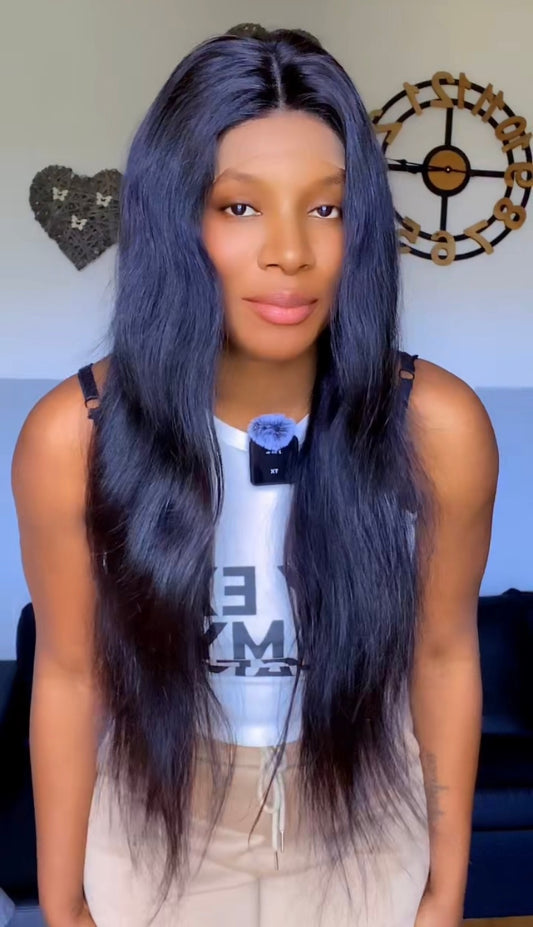 silky streight 5by5 closure 28 inches
