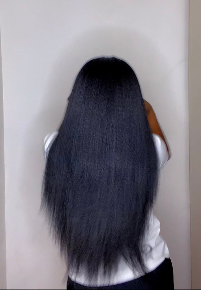kinky streight wig 28 inches